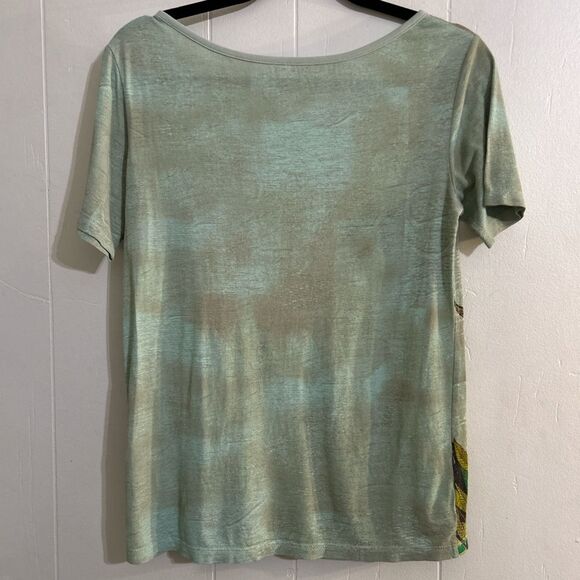 Y2K Fairycore T-Shirt Whimsical Woodland Whimsigoth Artsy Green Brown Size Large - Picture 5 of 6